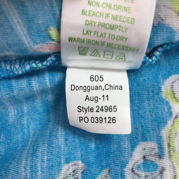 Lilly Pulitzer 24965 Mandy V Neck Jungle Toile Glam Tunic Shirt Size Medium - Picture 16 of 16